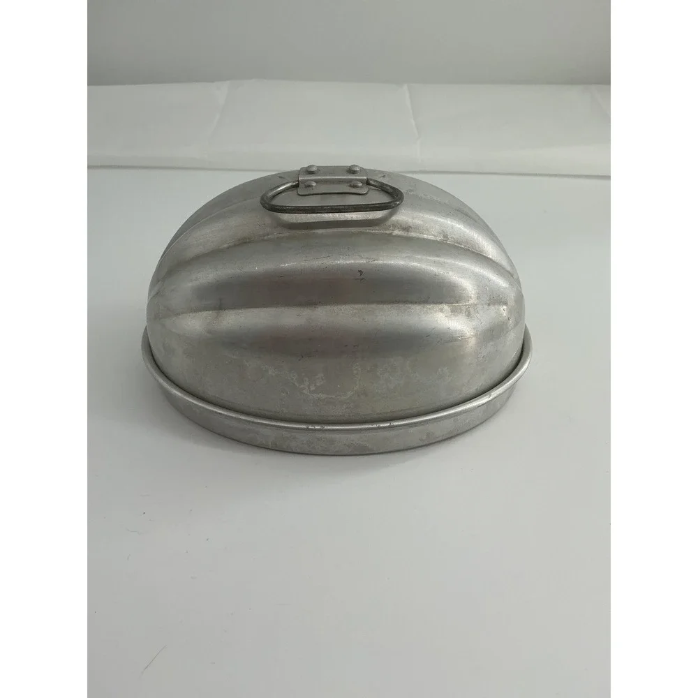 Vintage Wear-Ever Aluminum Melon Mold No 110 with Lid Made in USA Silver Kitchen